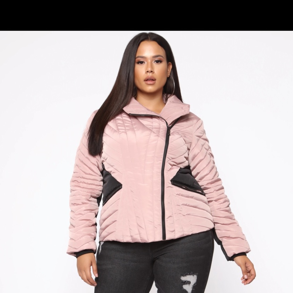 Plus size puffer jacket